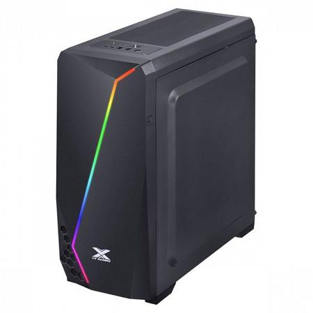 Imagem de Gabinete Gamer VX Gaming LYNX Preto LED RGB com Lateral Acrilica Vinik 30892