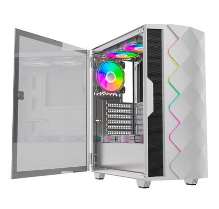 Imagem de Gabinete Gamer White Argb Gamemax Diamond 3601-w