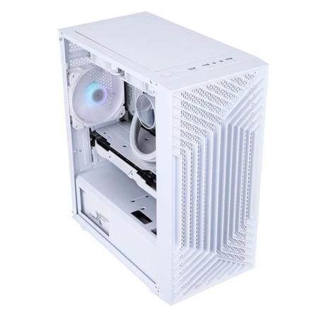 Imagem de Gabinete Liketec Orbital Snow Mini Tower Lateral em Vidro Temperado 3x Cooler RGB - LC-MT-ORBITAL-2050