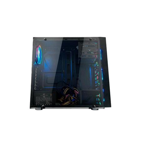 Imagem de Gabinete PC Gamer Storm-z Daring Lateral em Vidro Temperado 3 FANs RGB