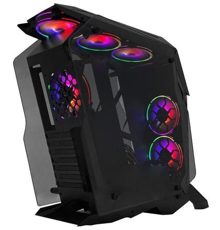 Imagem de Gabinete PC Gamer Storm-z Sharp Lateral em Vidro Temperado 3 FANs RGB