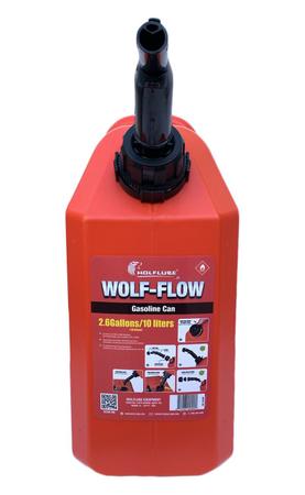 Imagem de Galão Combustível Lupus Wolf-Flow 10 Litros Abastecimento Motos Trilha Motocross Enduro