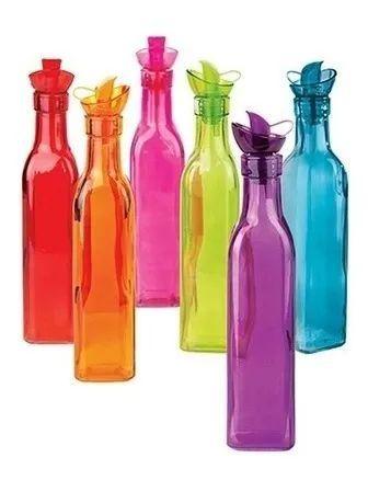 Galheteiro 4 Peças Com Suporte Colorido Euro - euro home Imagem de Galheteiro 4 Peças Com Suporte Colorido Euro