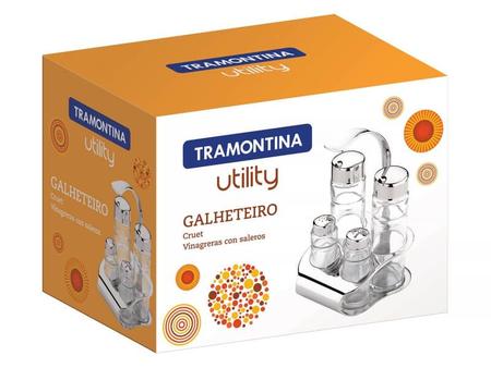 Galheteiro Aço Inox - TRAMONTINA Imagem de Galheteiro Aço Inox