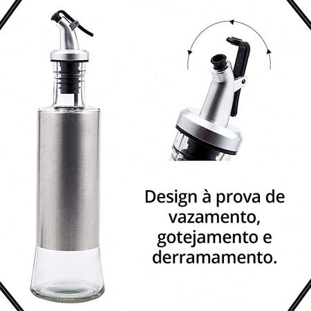 Imagem de Galheteiro Azeiteiro Moderno Porta Óleos E Vinagres 300ml