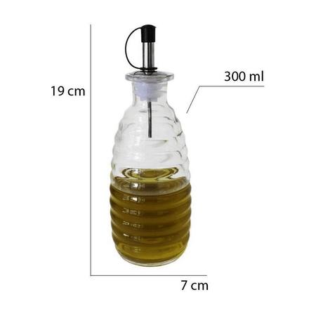 Galheteiro de vidro com suporte cromado 2 peças - Casa Ambiente Imagem de Galheteiro de vidro com suporte cromado 2 peças