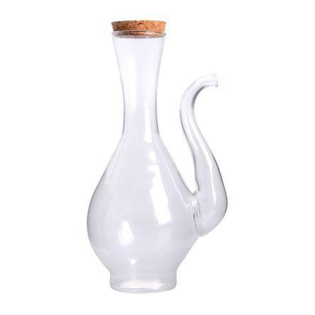 Galheteiro Em Vidro Borossilicato 580 Ml - Full fit Imagem de Galheteiro Em Vidro Borossilicato 580 Ml