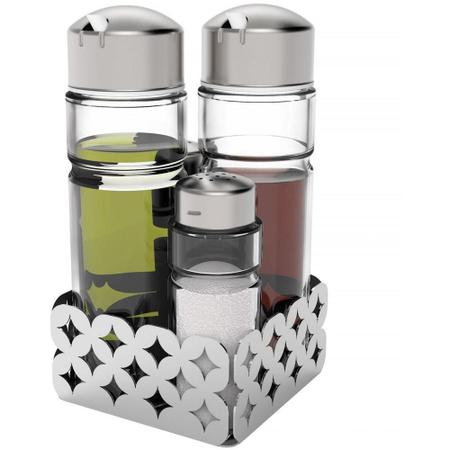 Galheteiro Inox Luce Tramontina Imagem de Galheteiro Inox Luce Tramontina