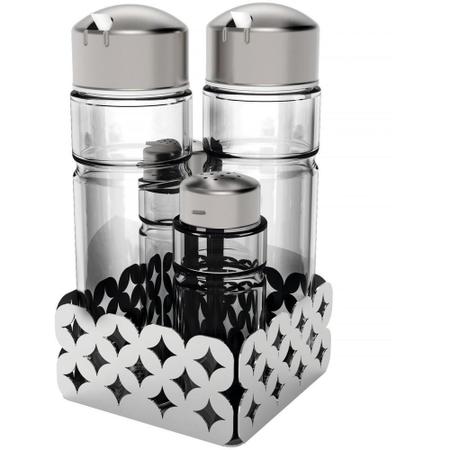 Galheteiro Inox Luce Tramontina Imagem de Galheteiro Inox Luce Tramontina