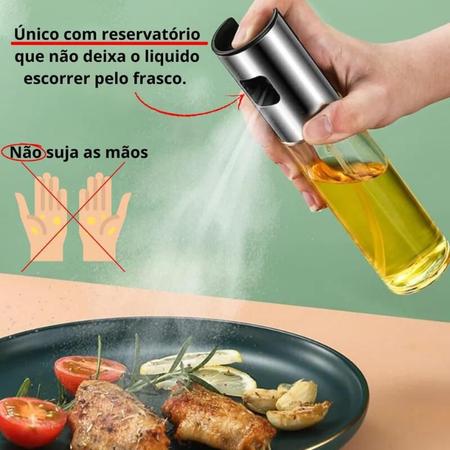 Imagem de Galheteiro Spray de Cozinha Azeite Vinagre 100ml Vidro Luxo