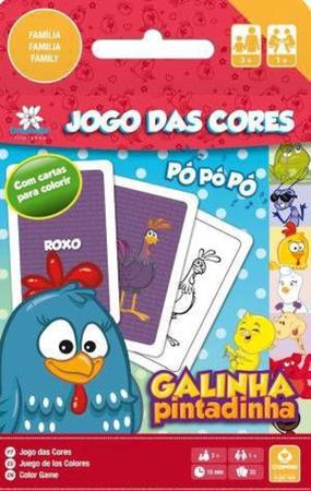 Galinha pintadinha - baralho - jogo das cores - Copag 2017 - Jogo