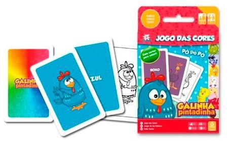 Galinha Pintadinha Jogo Das Cores Cartas Para Colorir Copag