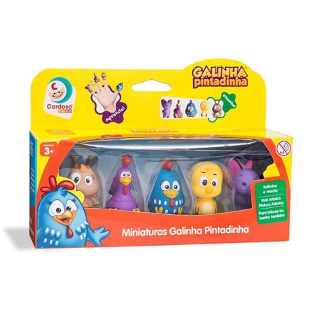 Imagem de Galinha Pintadinha Miniaturas Dedoche 3038 - Cardoso Toys