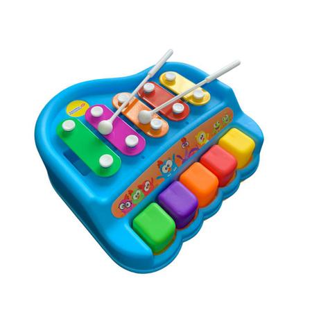 Brinquedo Infantil Musical Piano Xilofone 2X1 Do Re Mi Xplast - Papellotti