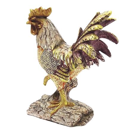 Imagem de Galo Decorativo em Resina Decoração da Casa Estatua Estatueta galinha