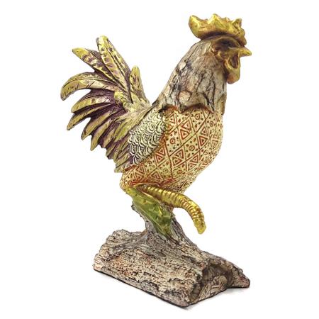 Imagem de Galo Decorativo em Resina Decoração da Casa Estatua Estatueta galinha