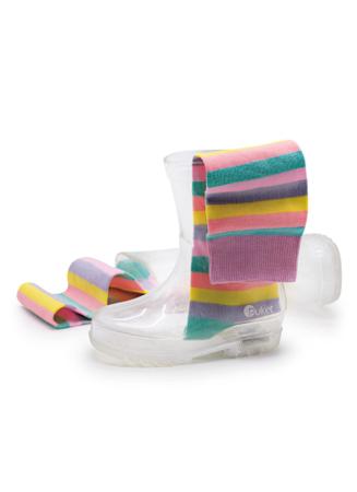 Galocha transparente sale infantil puket