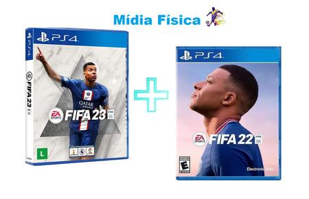 Game Fifa 23 BR + Fifa 22 - Ps4 Mídia Física - Playstation - FIFA