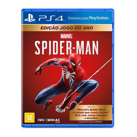 Jogo spider man playstation 4 midia fisica