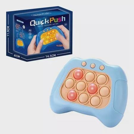 Console de jogo de push rápido de desenho animado, brinquedos