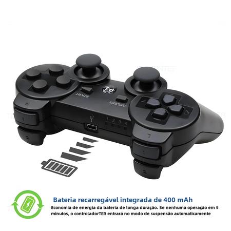 Imagem de Gamepad Sem Fio Bluetooth para PS3 - Controle Sixaxis para Playstation 3