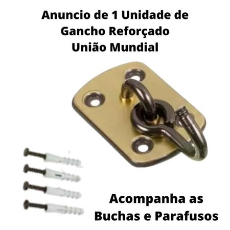 Imagem de Gancho Suporte Tipo Armador Reforçado Para Rede - Unidade