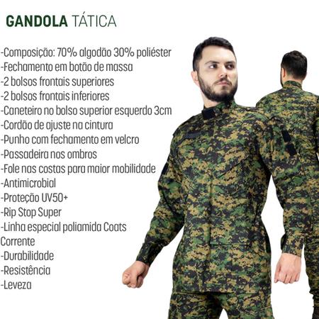 Imagem de Gandola Tatica 005 Safo Militar Camuflada