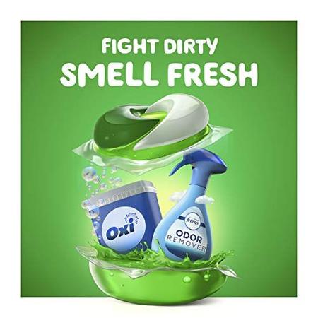 Imagem de Ganhe arremessos! Pods de sabão detergente de lavanderia, alta eficiência (HE), perfume original, 96 contagem