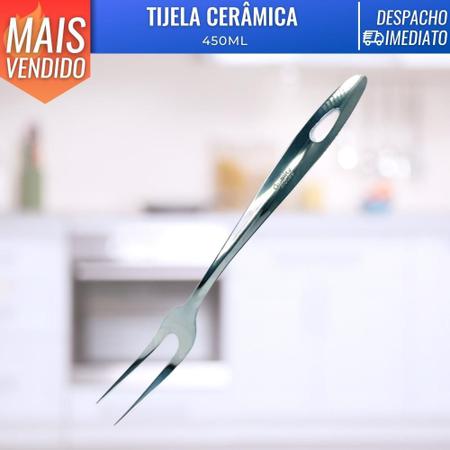 Garfo Grande Trinchante P/ Churrasco Inox Utensilio