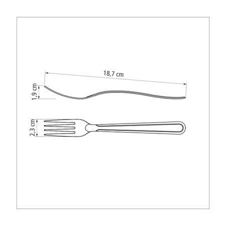 Garfo de Mesa Inox Búzios - 23762/000