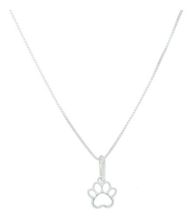 Gargantilha Colar Patinha Pet Cachorro Prata Pura 925 - MGA-BR Imagem de Gargantilha Colar Patinha Pet Cachorro Prata Pura 925