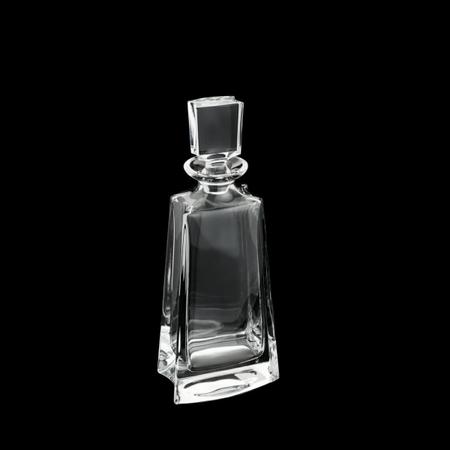 Imagem de Garrafa 700ml para whisky de cristal transparente Kathrene Alta Bohemia - 35149