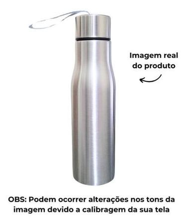 Imagem de Garrafa Aço Inox 500Ml Garrafinha Squeeze