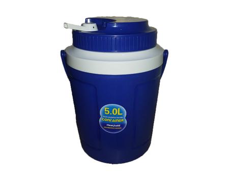 Garrafa Botijão Térmico Garrafão Cantil Redondo 5L Container Imagem de Garrafa Botijão Térmico Garrafão Cantil Redondo 5L Container