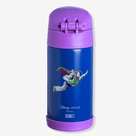 Imagem de Garrafa Buzz Lightyear Toy Story Térmica Infantil Com Canudo 300ml De Oficial Disney - Zona Criativa