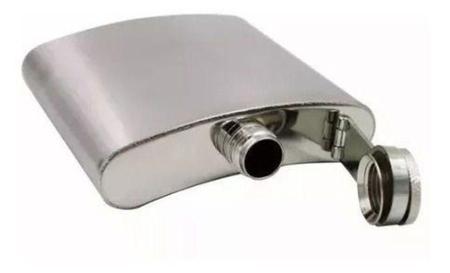 Imagem de Garrafa Cantil Inox De Bolso Para Bebidas (Wiskey) 240ML - Hip Flask