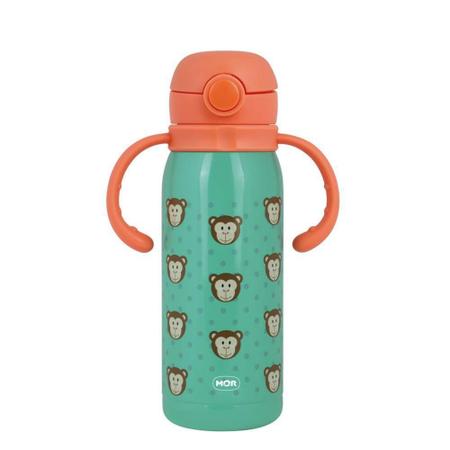 Garrafa Color Baby 450ml Macaquinho - MOR Imagem de Garrafa Color Baby 450ml Macaquinho - MOR
