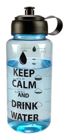 Imagem de Garrafa De Água 1 Litro Horário 8 Às18 Keep Calm Drink Water