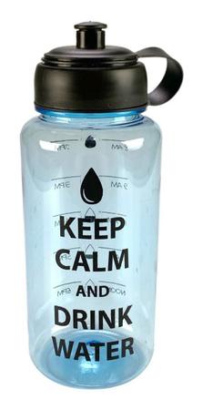 Imagem de Garrafa De Água 1 Litro Horário 8 Às18 Keep Calm Drink Water