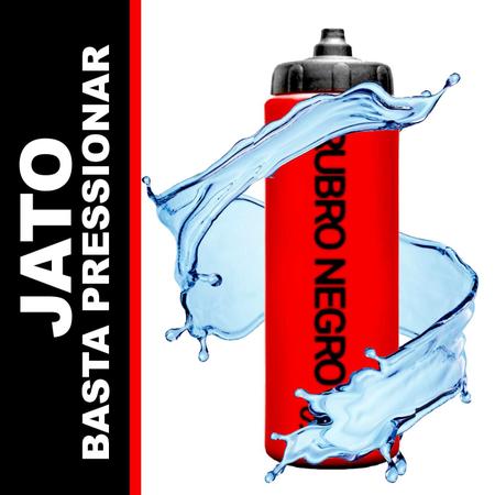 Imagem de garrafa de agua academia automática jato treino academia ginástica hidratação futebol 800ml