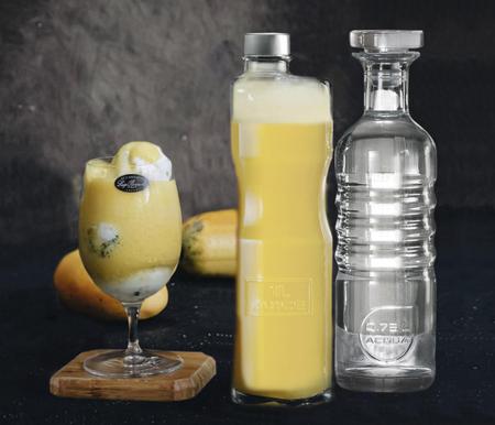 Imagem de Garrafa de Agua e Suco Luigi Bormioli em Vidro 1 L Optima Juice