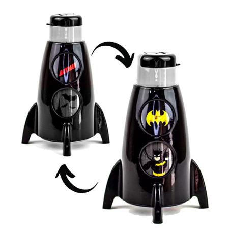 Imagem de Garrafa de Foguete Infantil Giratória do Batman 320ml Plasútil