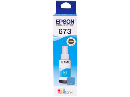 Imagem de Garrafa de Tinta Epson Ciano T673220-AL Original Refil