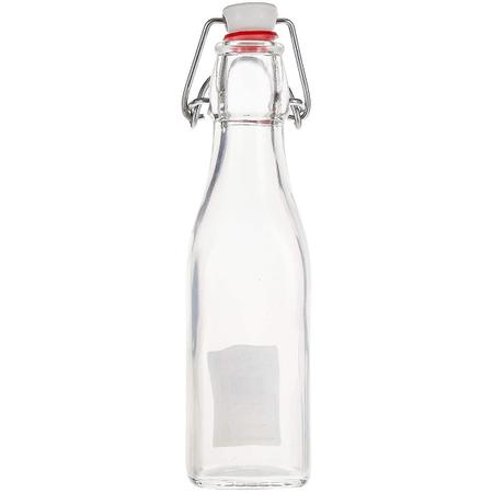 Imagem de Garrafa De Vidro Italiana 250ml Hermética Swing Bormioli