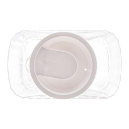 Imagem de Garrafa de Vidro P/Água C/Tampa Plástica Branca 2 Litros Luminarc