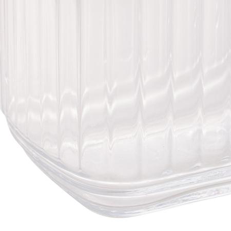 Imagem de Garrafa de Vidro P/Água C/Tampa Plástica Branca 2 Litros Luminarc