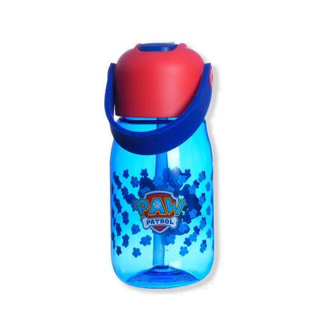 Garrafa Flip Patrulha Canina 400ml Infantil Com Canudo Azul - ZC Imagem de Garrafa Flip Patrulha Canina 400ml Infantil Com Canudo Azul