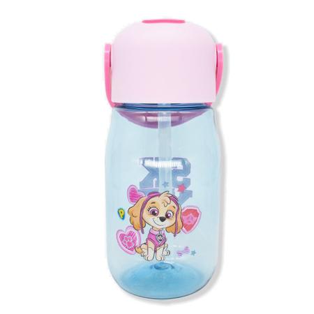 Garrafa Flip Patrulha Canina 400ml Infantil Com Canudo Rosa - ZC Imagem de Garrafa Flip Patrulha Canina 400ml Infantil Com Canudo Rosa