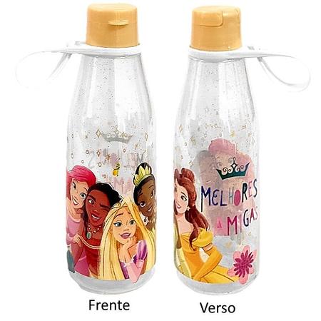 Garrafa Hidratação com Tampa Abre Fácil Infantil Princesas Disney 530ml - Plasútil Imagem de Garrafa Hidratação com Tampa Abre Fácil Infantil Princesas Disney 530ml