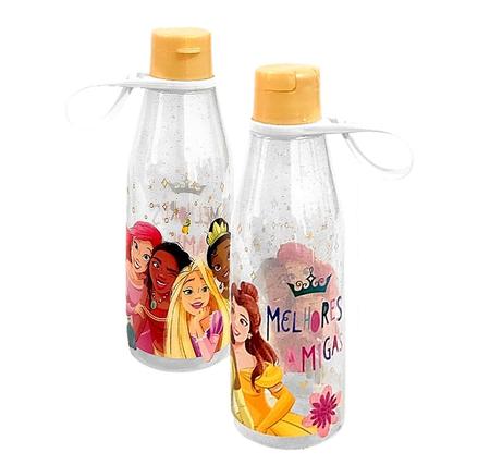 Garrafa Hidratação com Tampa Abre Fácil Infantil Princesas Disney 530ml - Plasútil Imagem de Garrafa Hidratação com Tampa Abre Fácil Infantil Princesas Disney 530ml